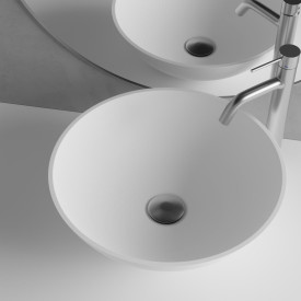 Scandtap Bathroom Concepts Solid R1, Ø400 mm, hvit matt