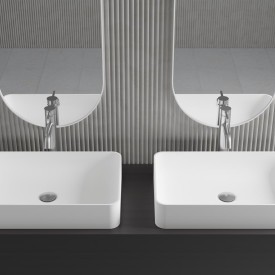 Scandtap Bathroom Concepts Solid S2, 580x380 mm, hvit matt