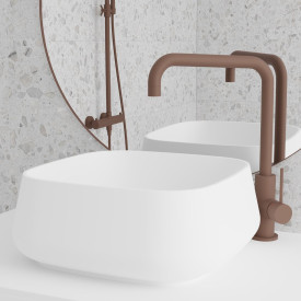 Scandtap Bathroom Concepts Solid S3, 380x380 mm, hvit matt