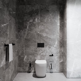 Nichba reservepapirholder, sort