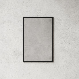 Nichba Mirror Stort speil, 75x50 cm, sort