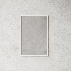 Nichba Mirror Stort speil, 75x50 cm, hvitt