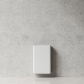 Nichba Paper Bin søppelbøtte, 48 liter, hvit