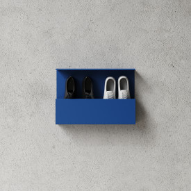 Nichba Shoe Box skohylle, 50 cm, blå