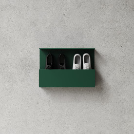 Nichba Shoe Box skohylle, 50 cm, grønn