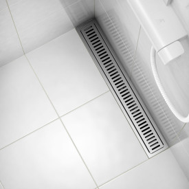 Purus Line Xtra lav 1000 mm avløpskanal Ø50 mm horisontal