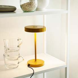 Dyberg Larsen Starlight bordlampe, gul