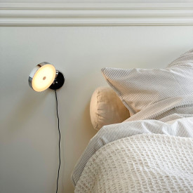 Dyberg Larsen Starlight vegglampe, krom