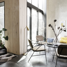 House Doctor Precise gulvlampe, messing