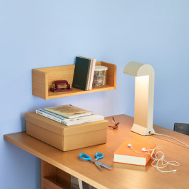 HĂ¼bsch Soothe bordlampe, grĂ¥