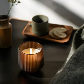 Uyuni LED duftlys, brun