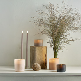 Uyuni LED stearinlys, kremfarget