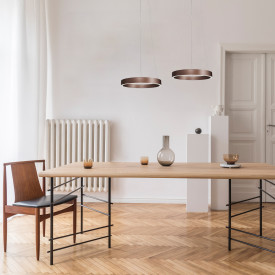 Antidark Gloria ljuskrona, Ø40 cm, brun