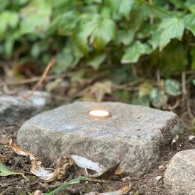 Light By Juul belegningsstein mini med Cosmos spot, earl grey