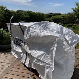 BIG BAG til asbest, 97x117x147cm, til sidefyldning
