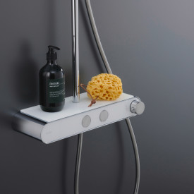 Duravit Shelf 1050 dusjsystem, krom