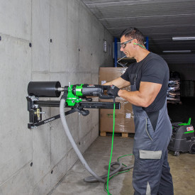 Eibenstock diamantboremaskine ESD 162, Tørboring i beton