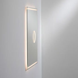 Loevschall Focus speil med lys, 60x75 cm