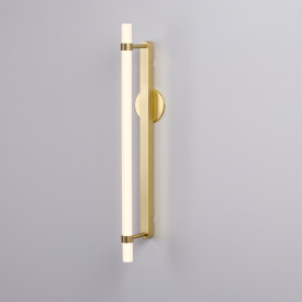 Loevschall Katana spejllampe, messing