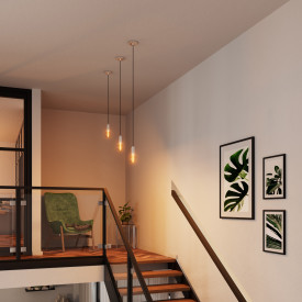 Ledvance Vintage 1906 Round pendeloppheng, krom