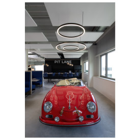 SLV One pendel, Ø80 cm, sort