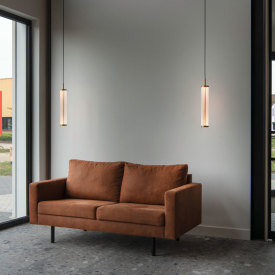 SLV Quimera 1F skenpendellampa, borstad mässing