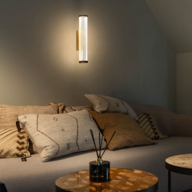 SLV Quimera vägglampa, borstad mässing