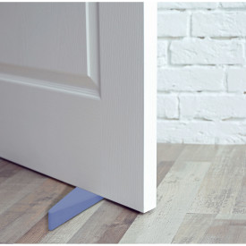 Dørstopperkile, blågrå gummi, Dusk. Lengde 120 mm