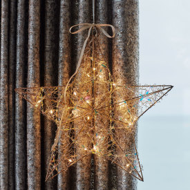 Sirius metallstjerne med lys