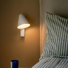 Nordlux Wilmer væglampe med USB, hvid