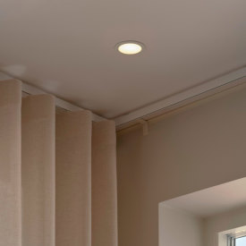 Nordlux Olea indbygningsspot, hvid, 3-pak