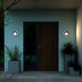 Nordlux Oliver Round utelys vegg