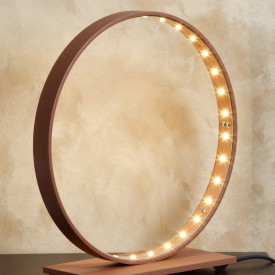 Le Deun Luminaires Nano bordlampe, rustfarge