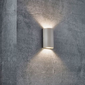 Nordlux Rold Round utelys vegg, beige