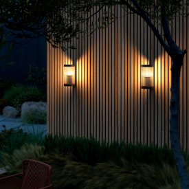 Nordlux Coupar utelys vegg, sort