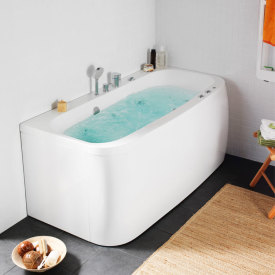 Hafa Aqua 160Sq Premium boblebad, 1580x750 mm, akryl, hvit