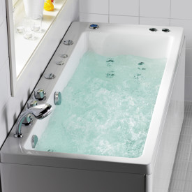 Hafa Lime badekar, uten system, 1600x700 mm, akryl, hvit