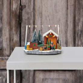 Markslöjd juletræsmarked julelandskab