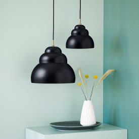 Superliving Bubble pendellampe, svart