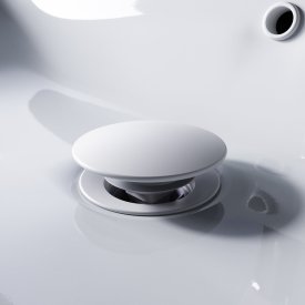 AM.PM bunnventil, push-open, hvit