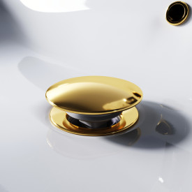 AM.PM bunnventil, push-open, messing