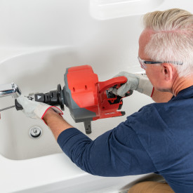Ridgid afløbsrenser K-46 SinkSnake, 18 V/2,5 Ah og lader