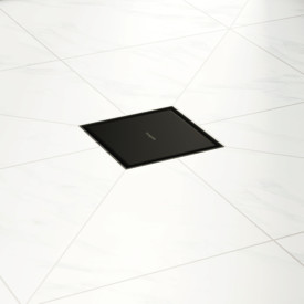 Hansgrohe Raindrain Point komplett golvbrunn 150 mm, mat svart