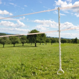 Hestepæl 1,55M hvid (2x5)
