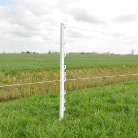 Duopack Vario plastpæl 1M hvid (2x10)