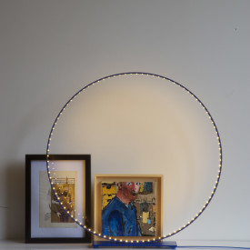 Le Deun Classic XS bordlampe, rustfarge