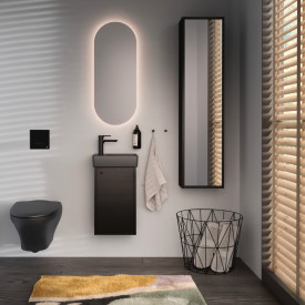 Gustavsberg Estetic tvättställsblandare, matt svart