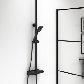 Gustavsberg Estetic Square duschset, matt svart