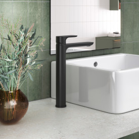 Gustavsberg Estetic tvättställsblandare, matt svart