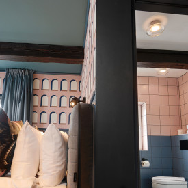 Ifö Cairo loftlampe, Ø20 cm, hvid/klar